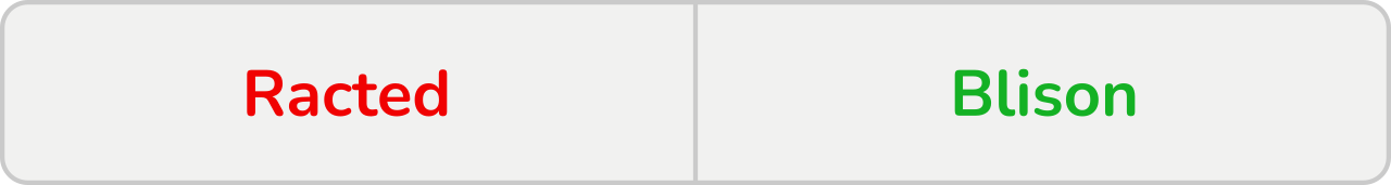 Red & green in text labels