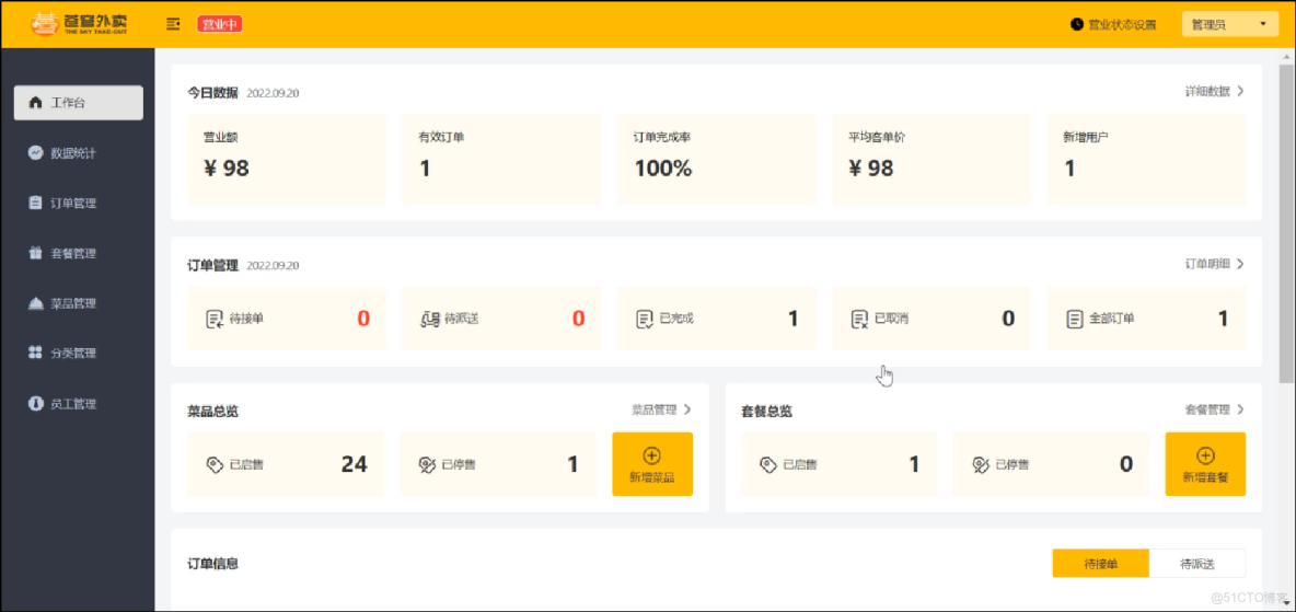 蒼穹外賣-工作台實現、Apache POI、導出Excel報表 - 詳解_Apache