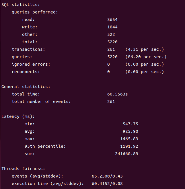 Ubuntu22.04下用sysbench壓力測試openGauss數據庫的實踐記錄_壓力測試_21