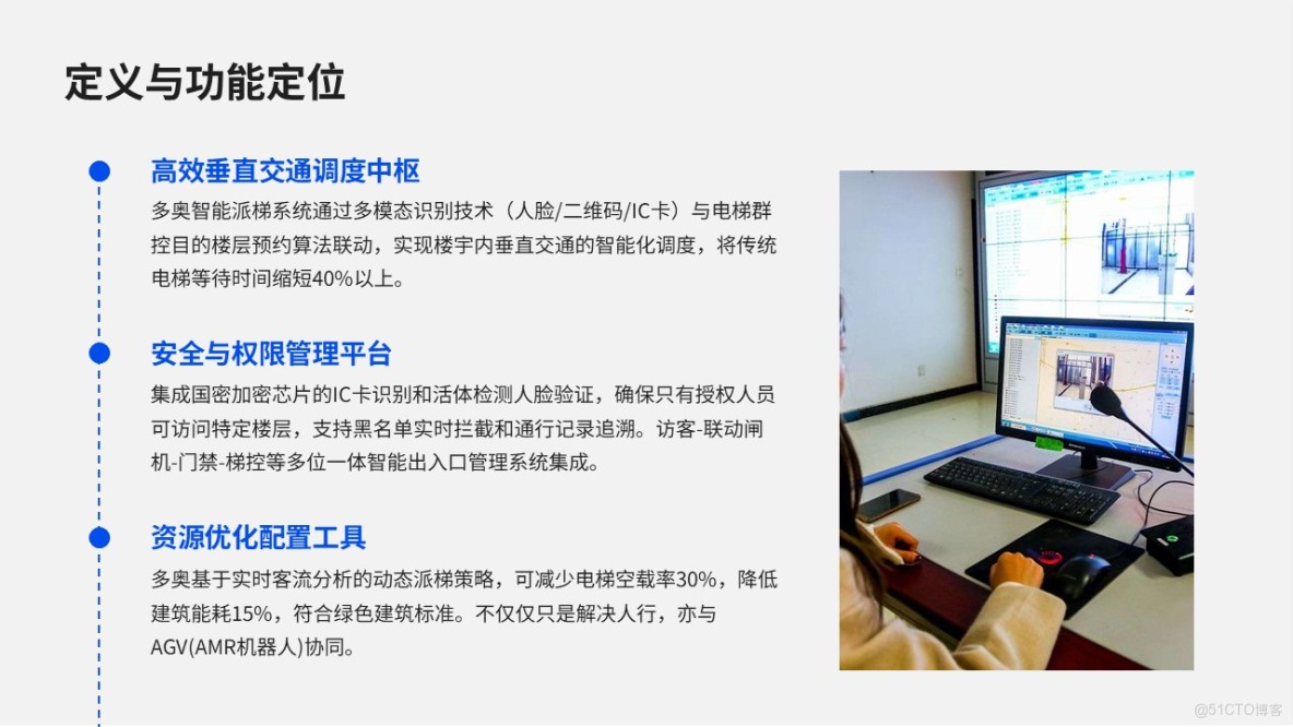 電梯智能調度系統及VIP乘梯配置清單詳解，通過羣控算法與硬件協同顯著提升運力效率_AGV