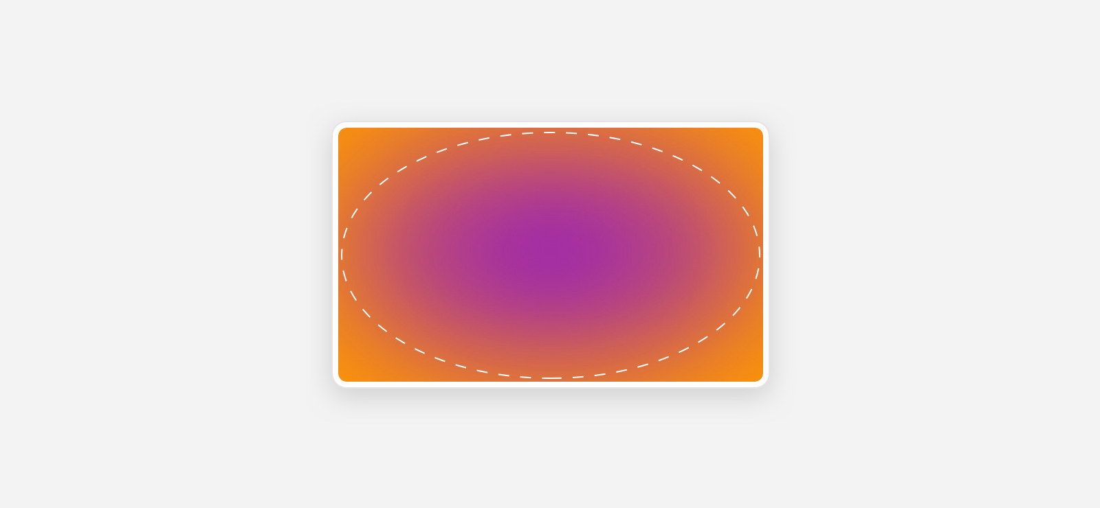 Ellipse-shaped gradient