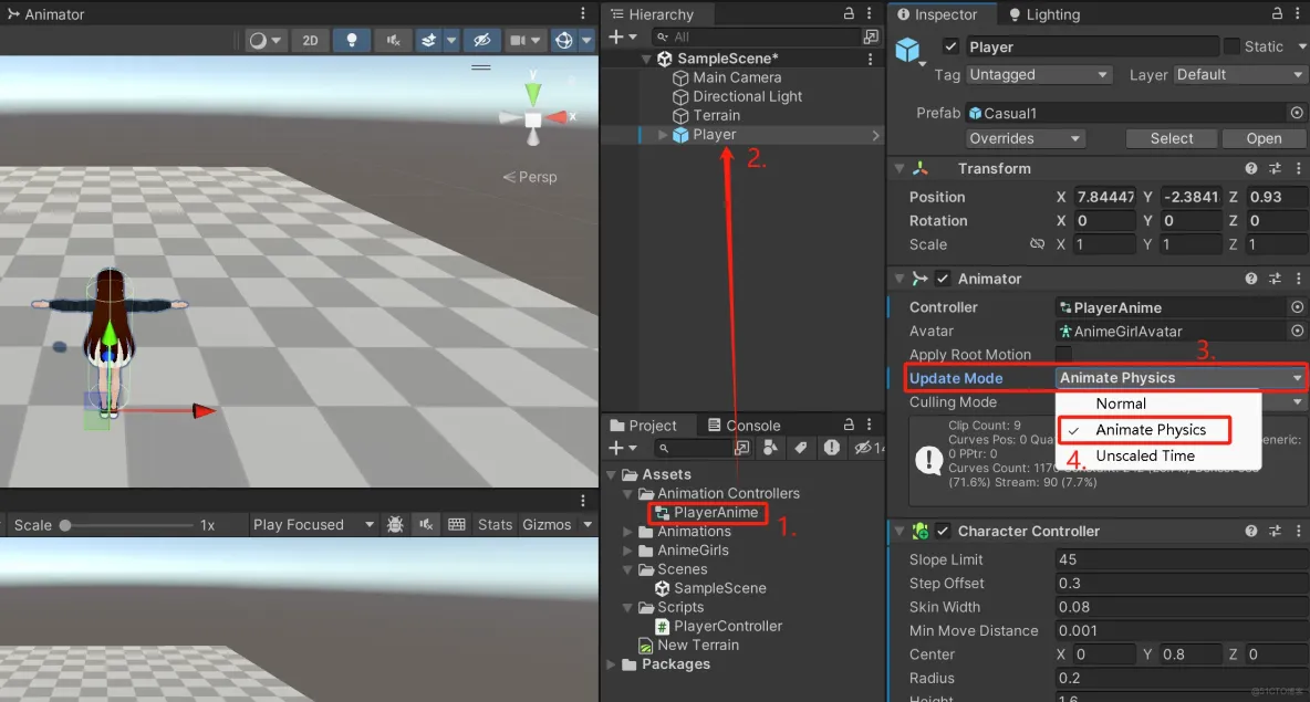 【Unity3D實例-功能-切換武器】切換武器（一）動畫配置_unity3d_02